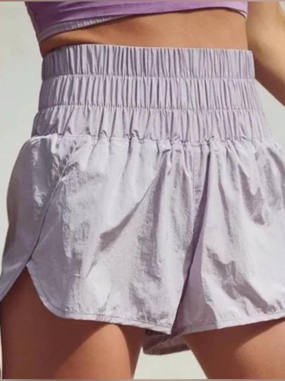 Fp movement lavender shorts
